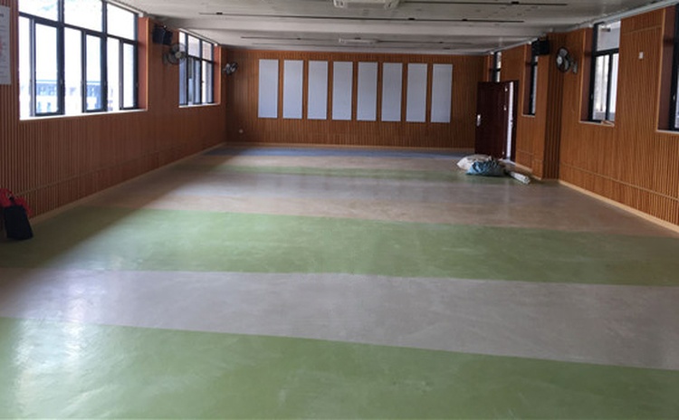 湖北黃石學（xué）校（xiào）舞蹈室槽木吸音（yīn）板聲學工程-3