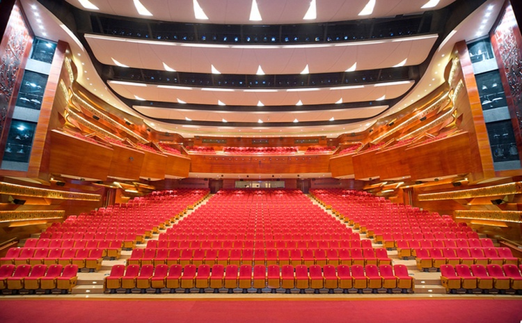 四川廣安音樂廳防火吸音板聲（shēng）學工程-1