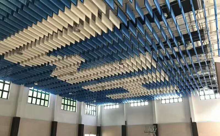 浙江舟山體育館空（kōng）間吸聲體聲學工程-1