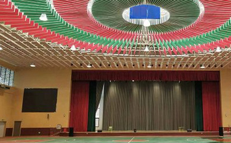 湖北鹹寧學校體育館-2