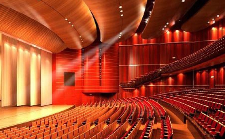 湖北（běi）潛江大劇院木質吸音板聲學工程-1
