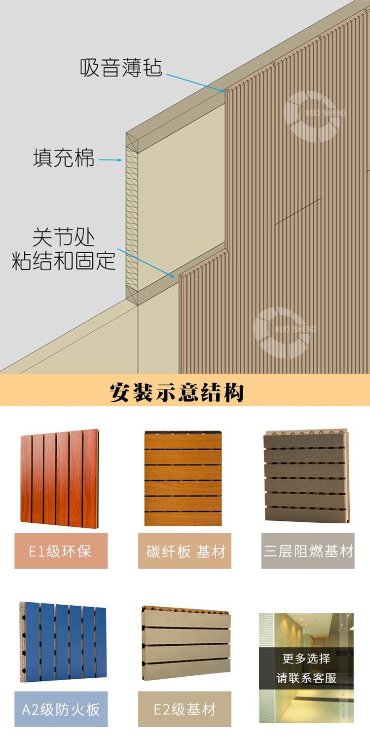 會議廳槽木吸音板安裝（zhuāng）方式-5