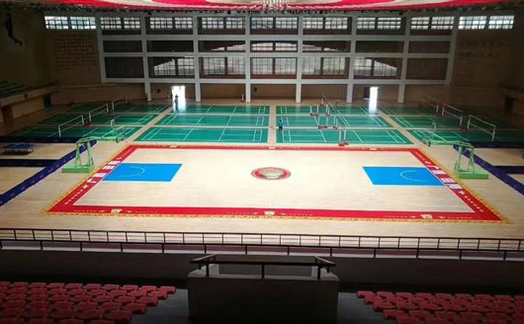 河北張家口室內籃（lán）球場吸音板聲學工程